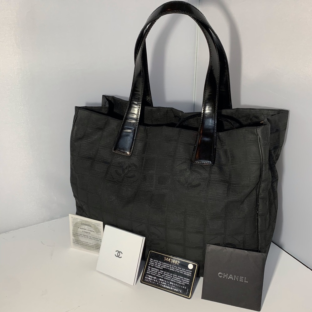 CHANEL Travel Line Tote with Authenticity Card - Picture 10 of 16